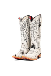 Alexa Cowhide Red Bottom Snip Toe Cowgirl Boot Size 6.5 Box RW44