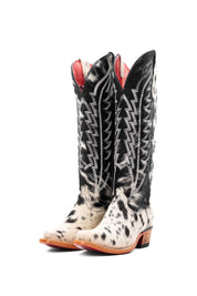 Women's Tall Red Bottom Cowhide Snip Toe Cowgirl Boot Size 5.5 Box PW31