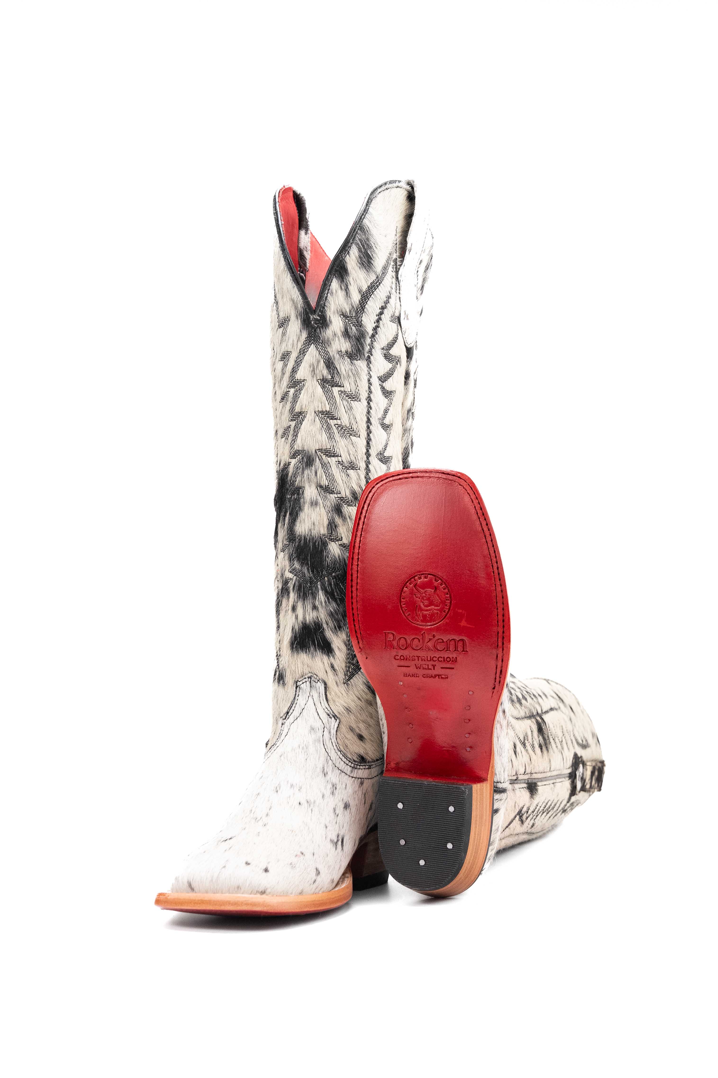 Women's Tall Red Bottom Square Toe Cowgirl Boot Size 7 Box PW8