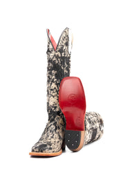 Women's Tall Red Bottom Square Toe Cowgirl Boot Size 7.5 Box PW12