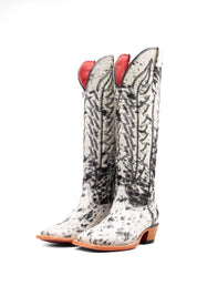 Women's Tall Red Bottom Square Toe Cowgirl Boot Size 7.5 Box PW13