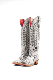 Women's Tall Red Bottom Cowhide Snip Toe Cowgirl Boot Size 7.5 Box PW44