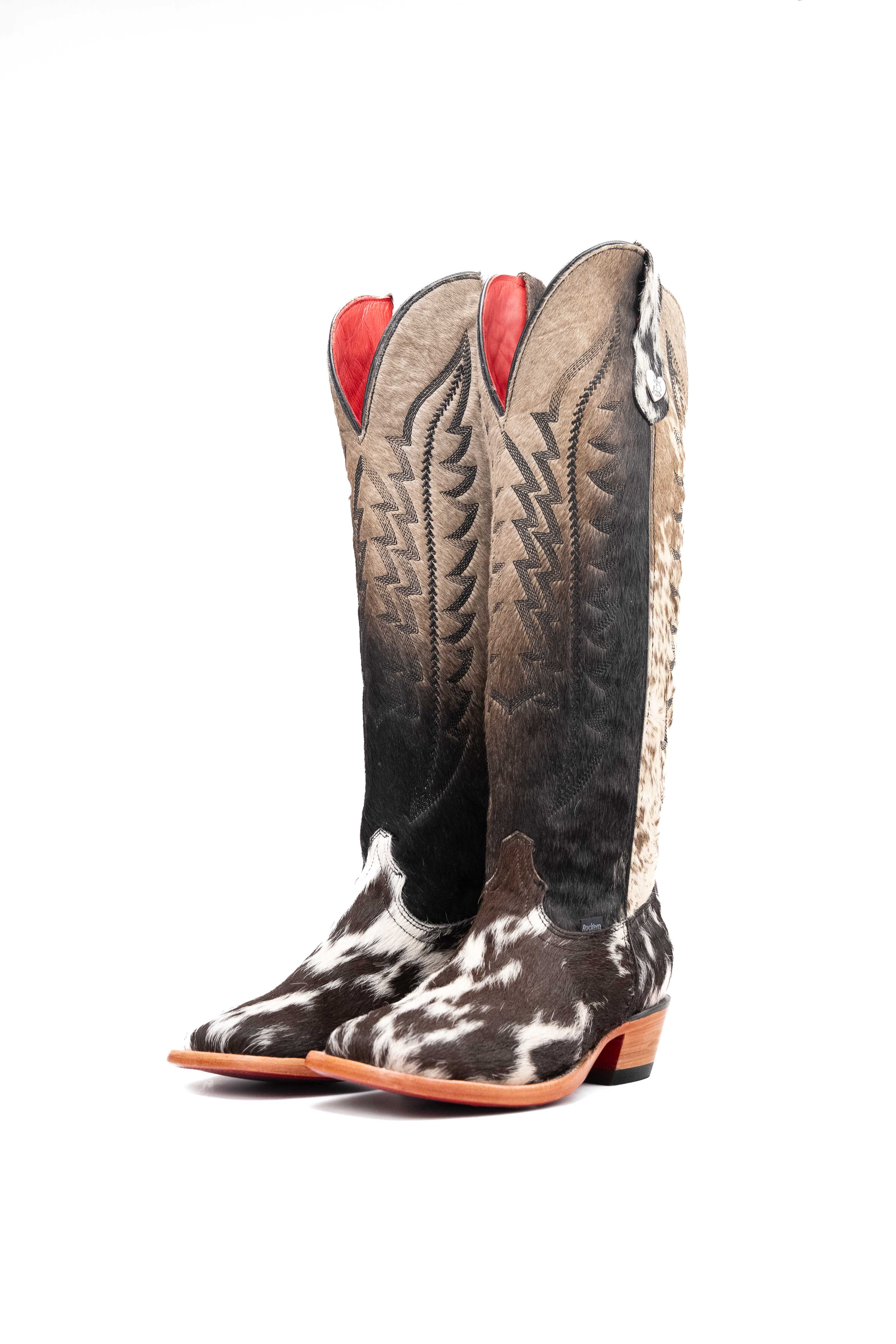 Women's Tall Red Bottom Square Toe Cowgirl Boot Size 9 Box PW26