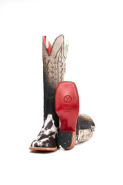 Women's Tall Red Bottom Square Toe Cowgirl Boot Size 9 Box PW26