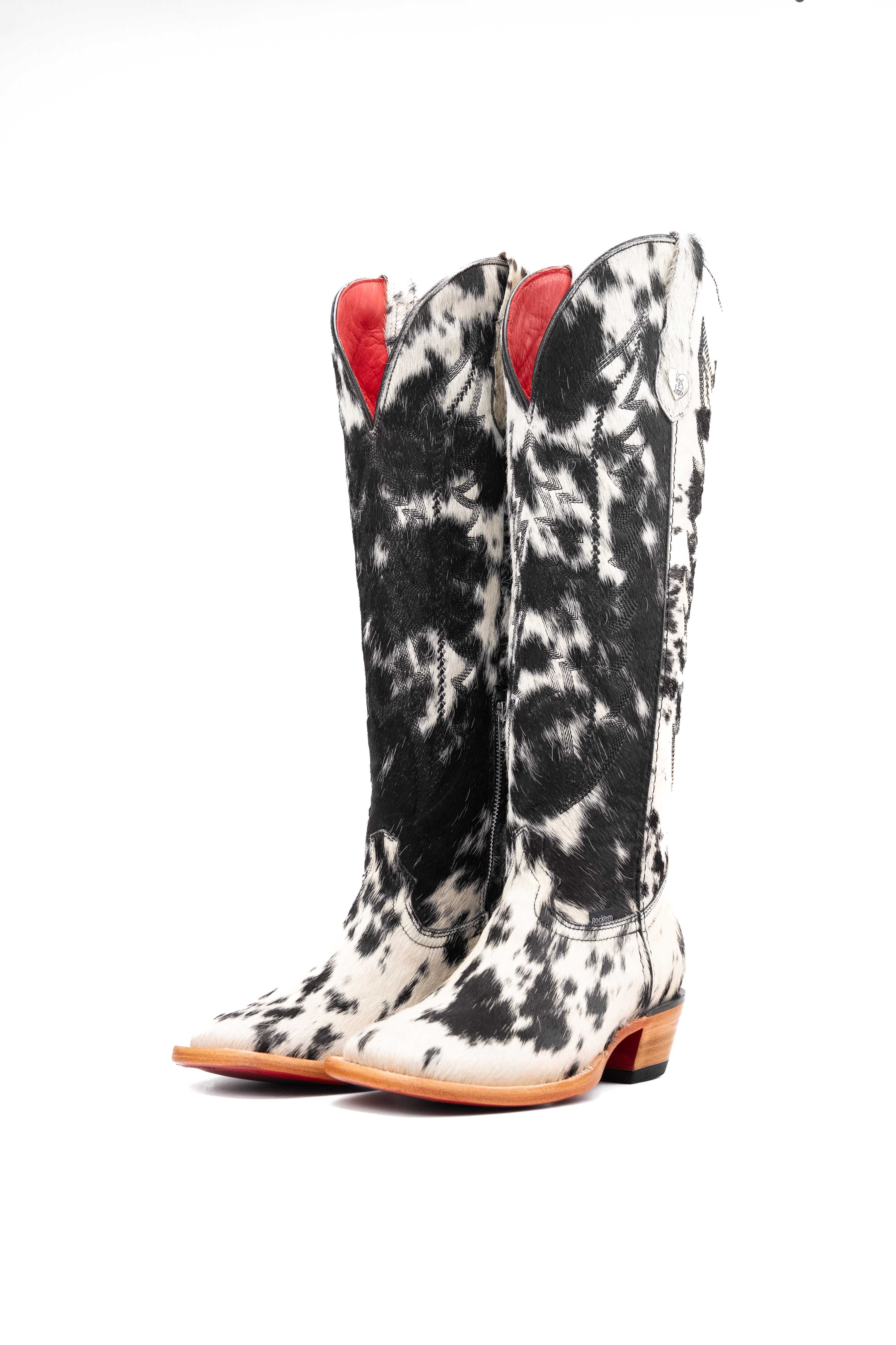 Women's Tall Red Bottom Square Toe Cowgirl Boot Size 9 Box PW27