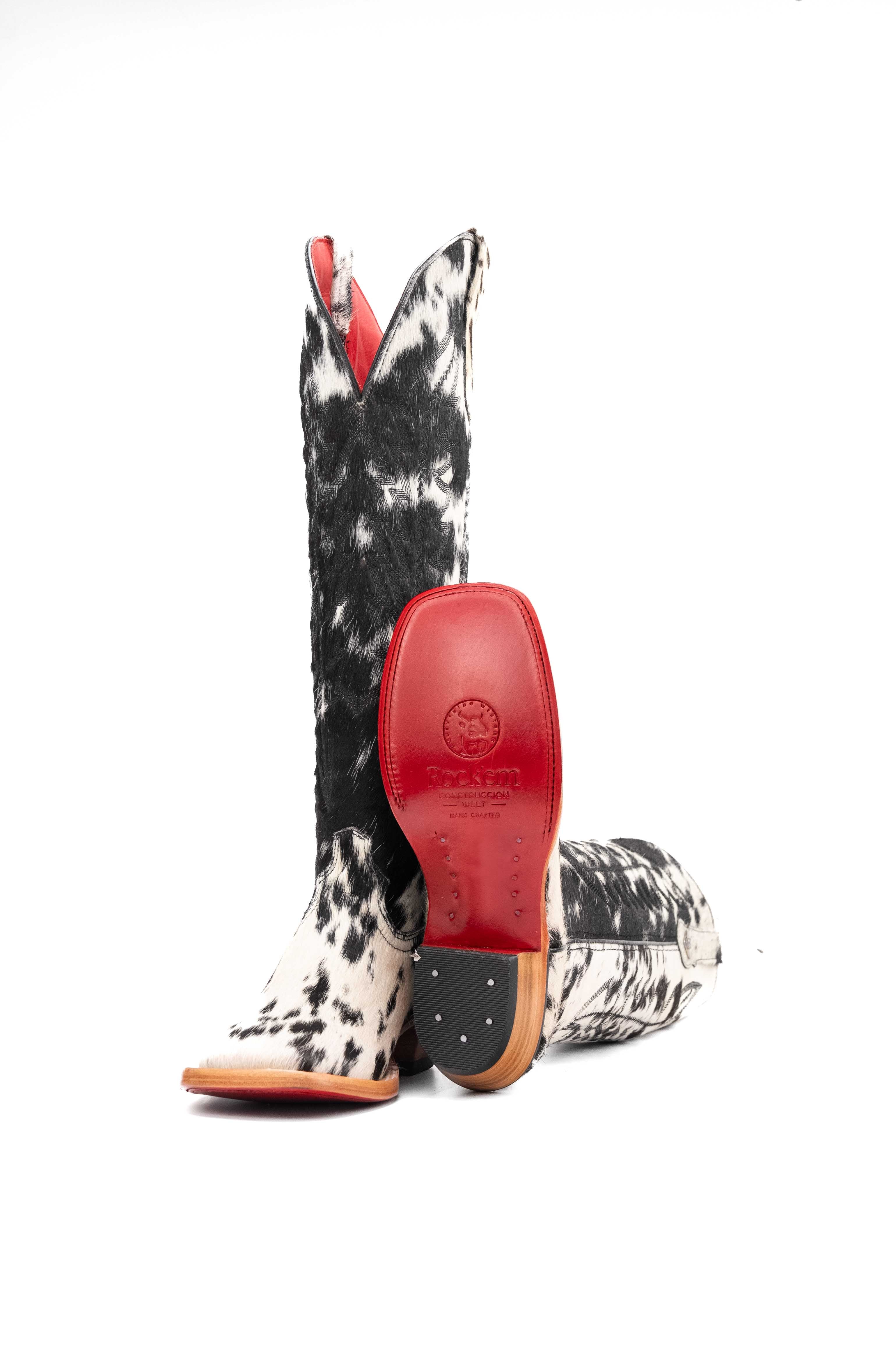 Women's Tall Red Bottom Square Toe Cowgirl Boot Size 9 Box PW27