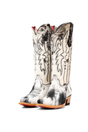 Alexa Cowhide Red Bottom Snip Toe Cowgirl Boot Size 5 Box RW40