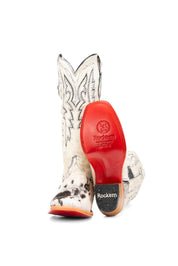 Alexa Cowhide Red Bottom Frontier Toe Cowgirl Boot Size 10 Box RW64