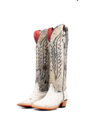 Women's Tall Red Bottom Square Toe Cowgirl Boot Size 9 Box PW28