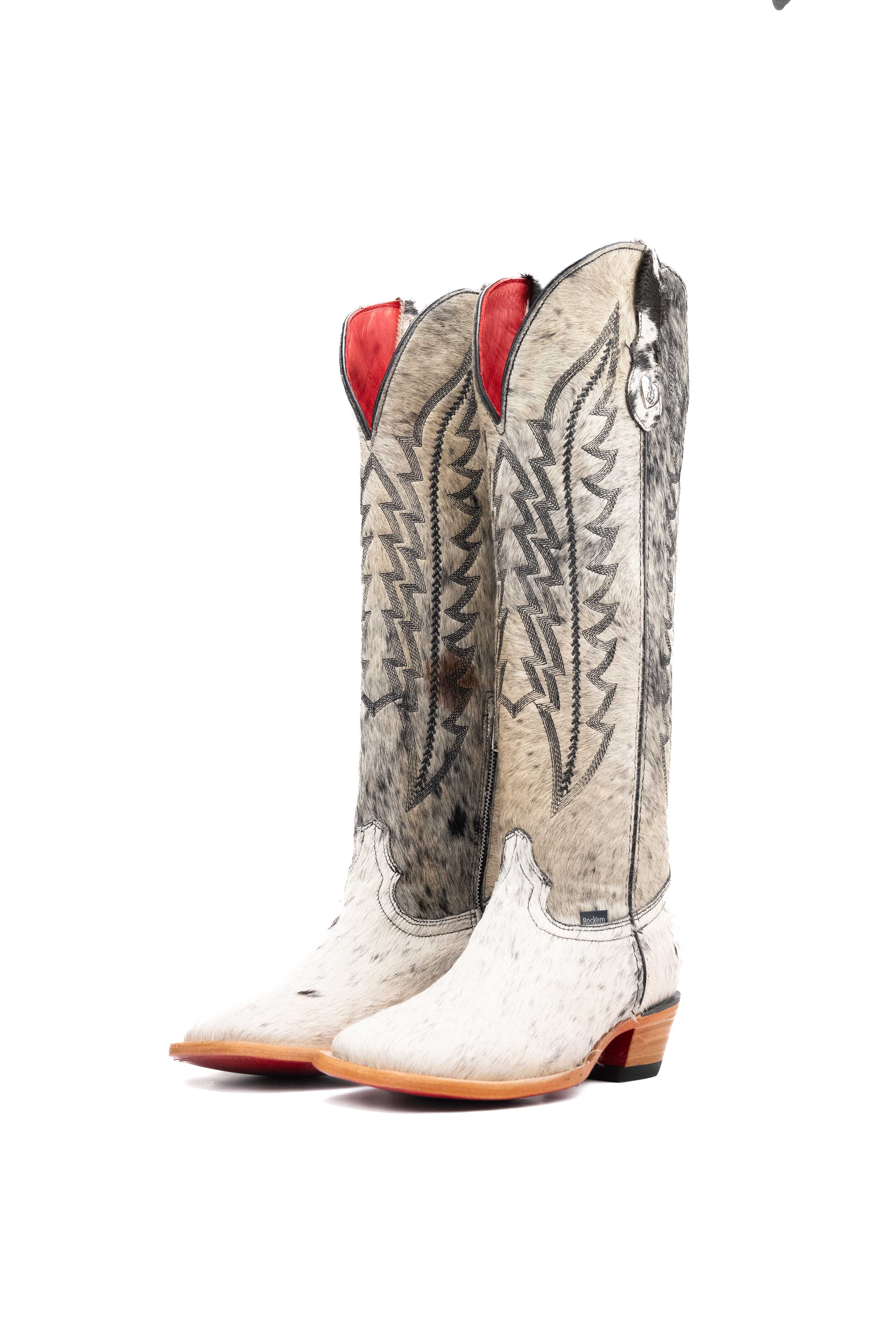 Women's Tall Red Bottom Square Toe Cowgirl Boot Size 9 Box PW28