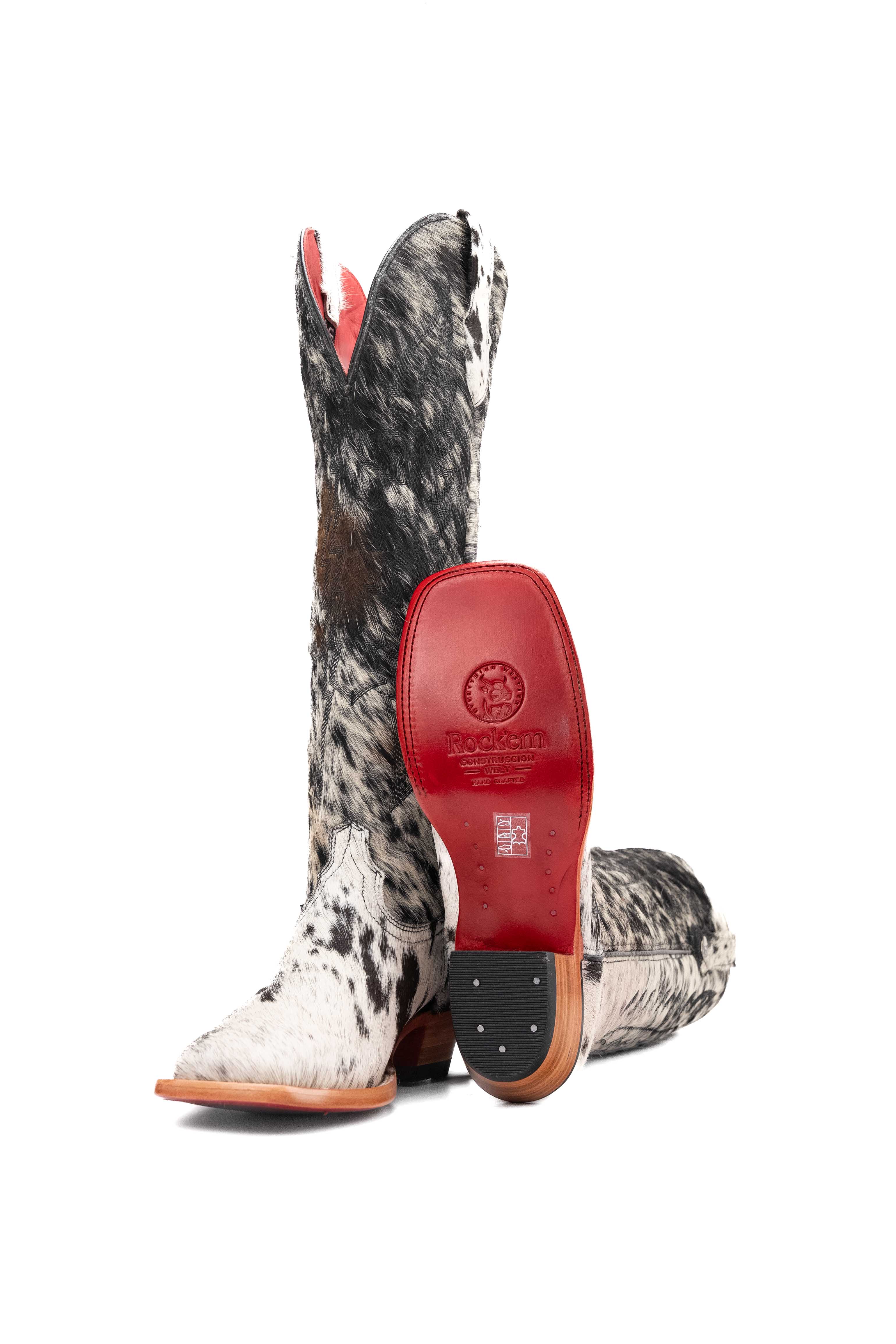 Women's Tall Red Bottom Square Toe Cowgirl Boot Size 9.5 Box PW29
