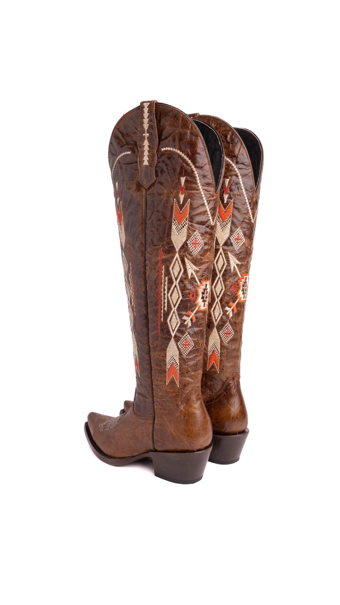 Azteck Edition Tall Snip Toe Cowgirl Boot