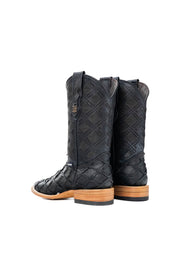Bradley Matte Pirarucu Square Toe Cowboy Boot