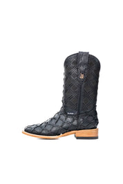 Bradley Matte Pirarucu Square Toe Cowboy Boot