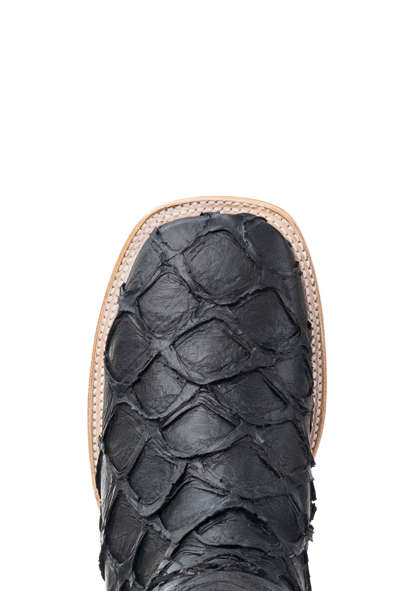 Bradley Matte Pirarucu Square Toe Cowboy Boot