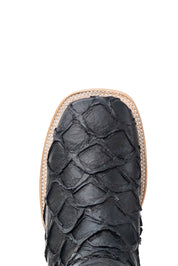 Bradley Matte Pirarucu Square Toe Cowboy Boot