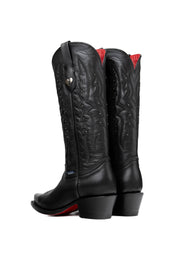 Beirut Alexa Red Bottom Midi Snip Toe Cowgirl Boot