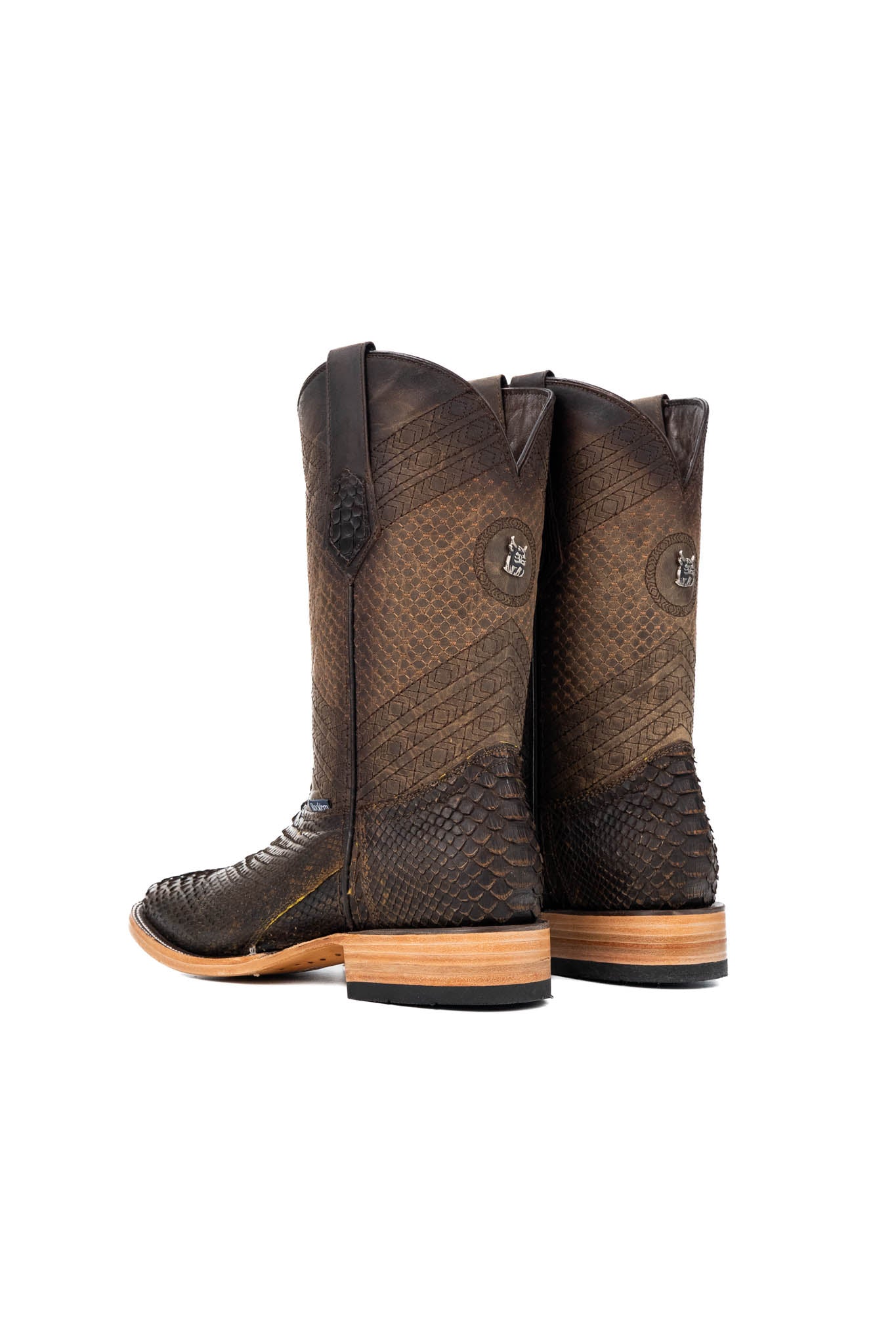Andersen Python Exotic Square Toe Cowboy Boot
