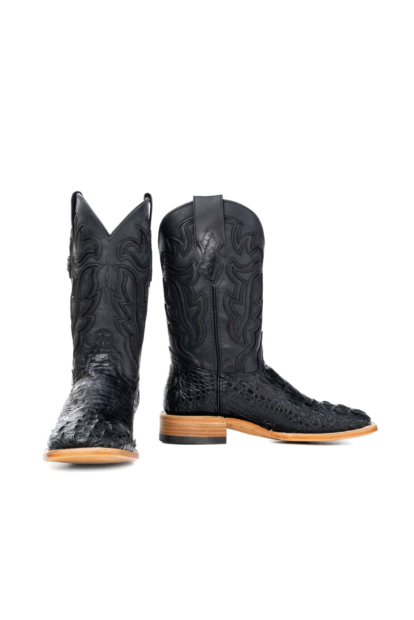 Bruce Caiman Hornback Square Toe Cowboy Boot