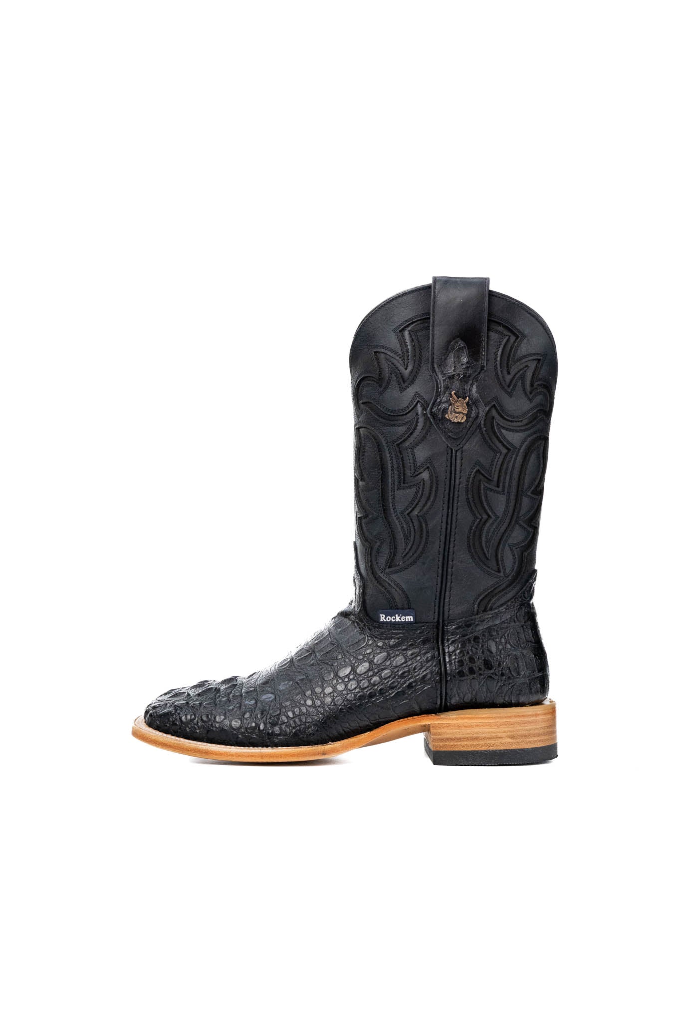 Bruce Caiman Hornback Square Toe Cowboy Boot