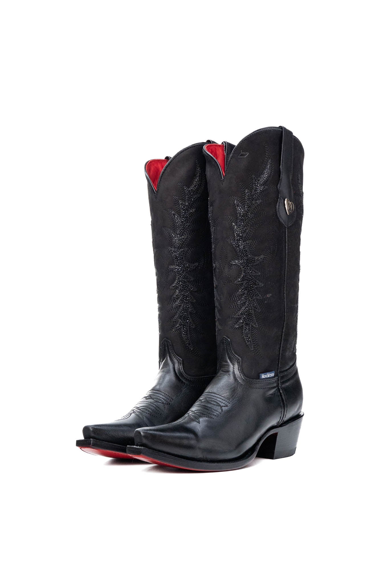 Marisol Midi Red Bottom Snip Toe Cowgirl Boot
