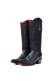 Marisol Midi Red Bottom Snip Toe Cowgirl Boot