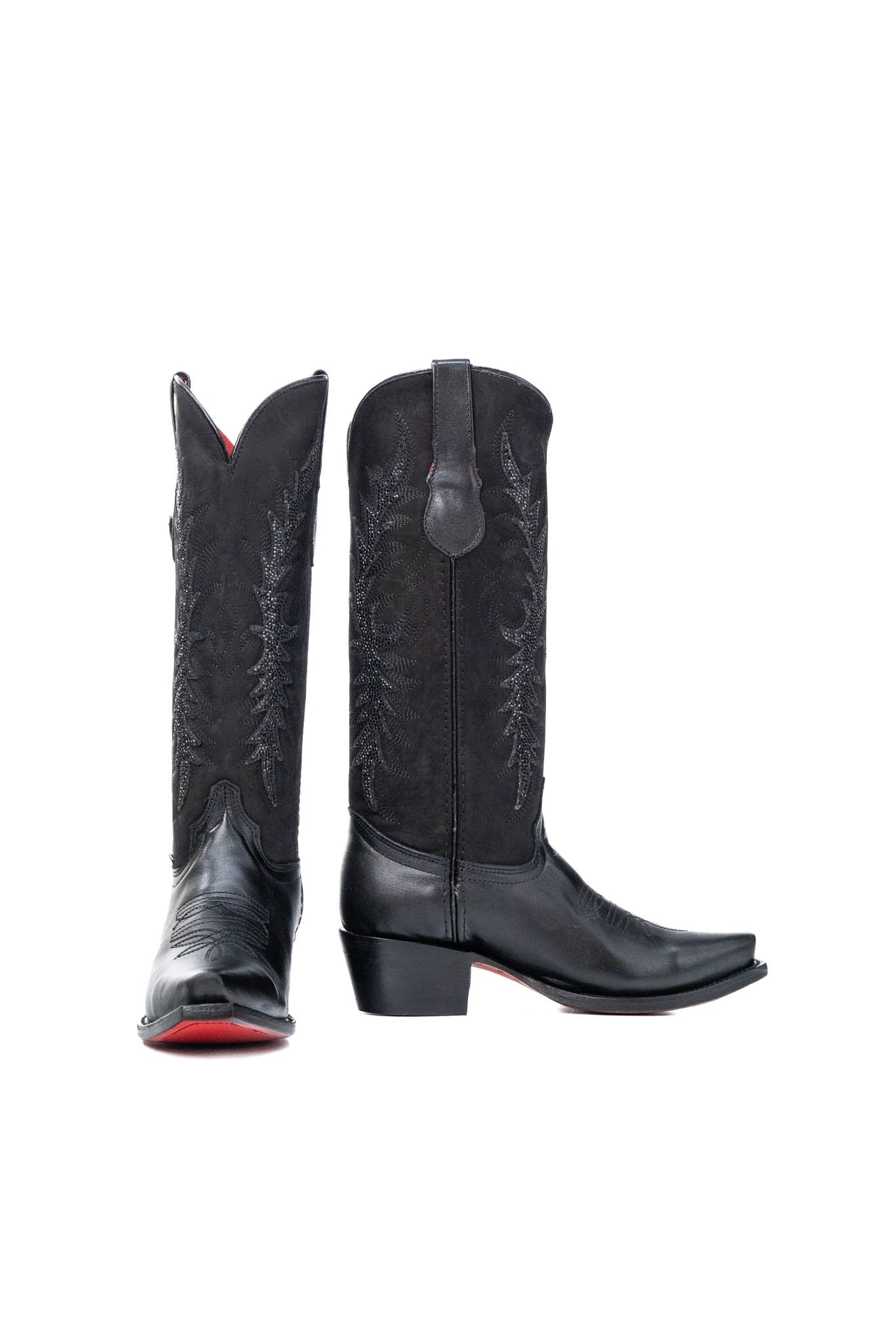 Marisol Midi Red Bottom Snip Toe Cowgirl Boot