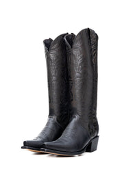 Hibiscus Flor Tall Snip Toe Cowgirl Boot