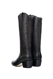 Hibiscus Flor Tall Snip Toe Cowgirl Boot