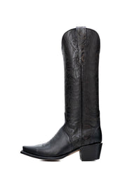 Hibiscus Flor Tall Snip Toe Cowgirl Boot