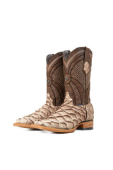 Jones Pirarucu Exotic Square Toe Cowboy Boot