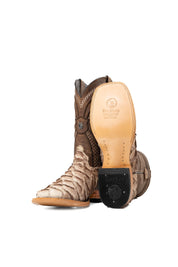 Jones Pirarucu Exotic Square Toe Cowboy Boot