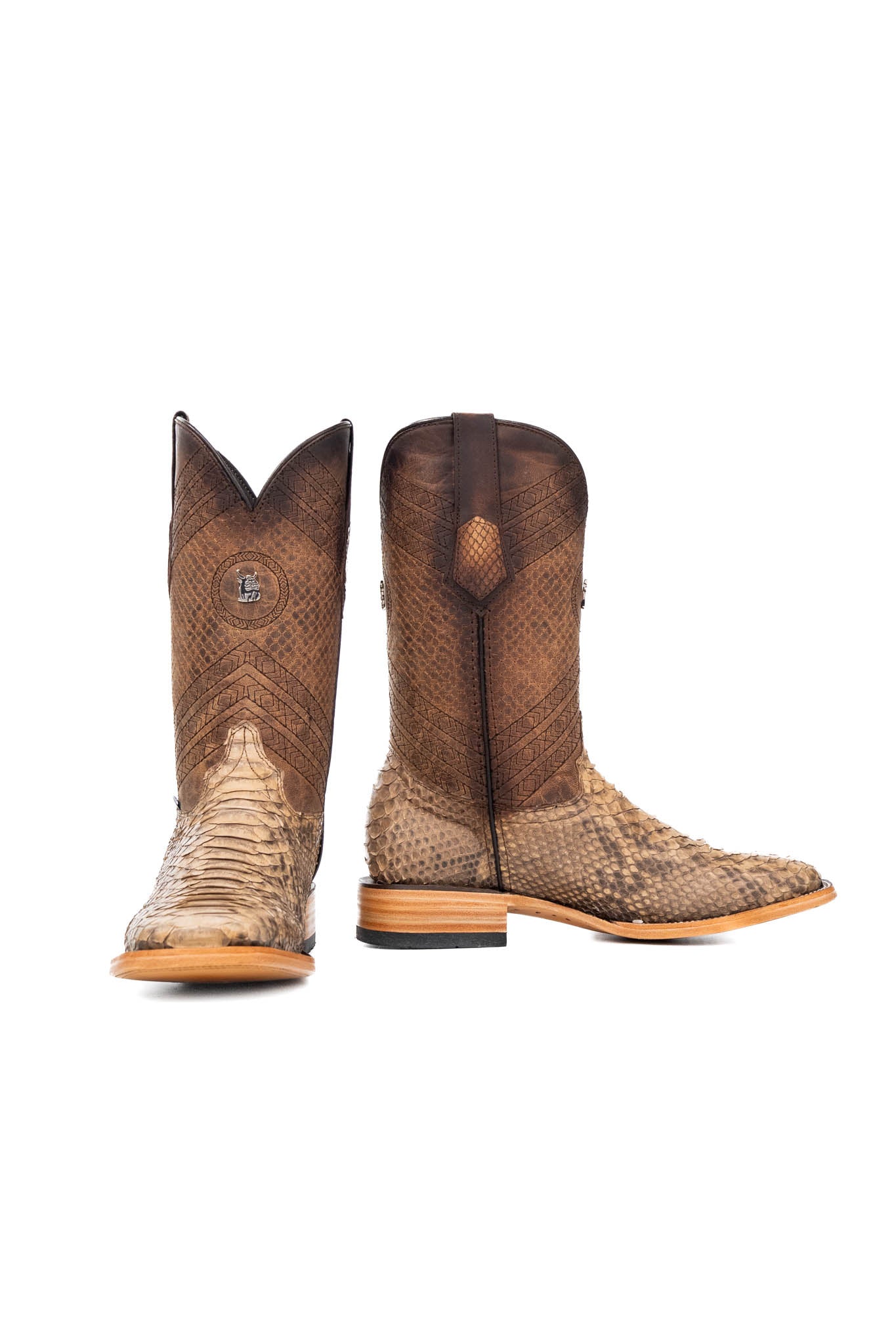 Andersen Python Exotic Square Toe Cowboy Boot