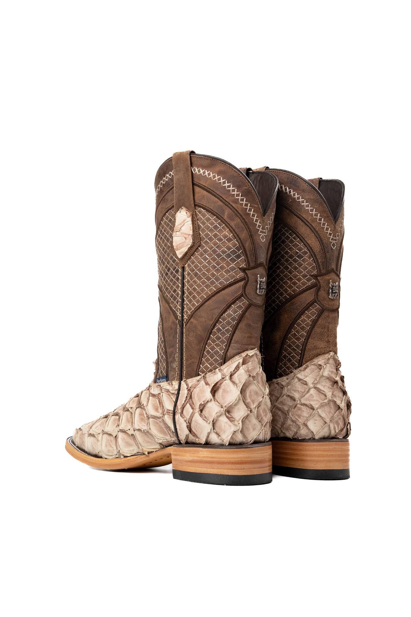 Jones Pirarucu Exotic Square Toe Cowboy Boot