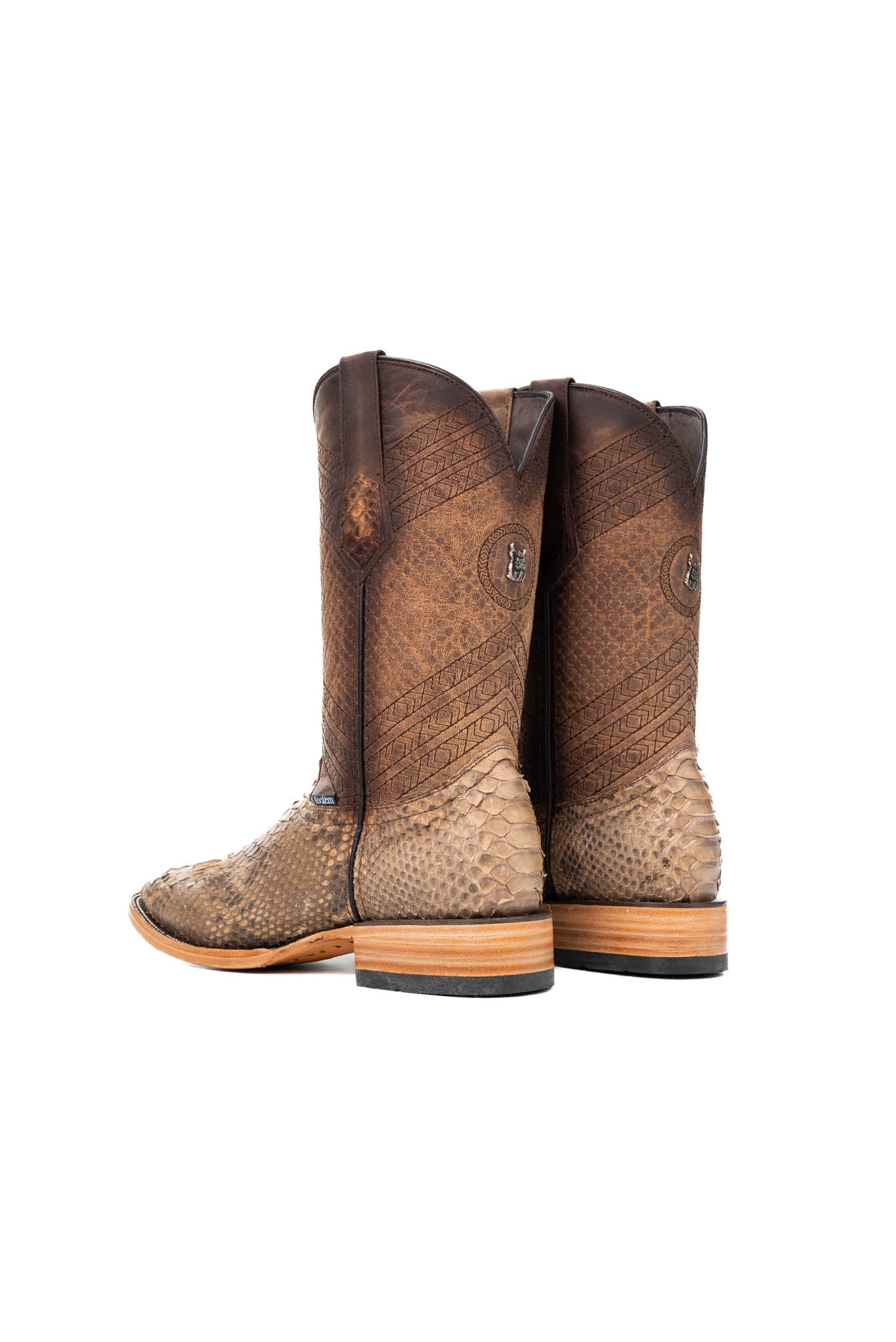 Andersen Python Exotic Square Toe Cowboy Boot