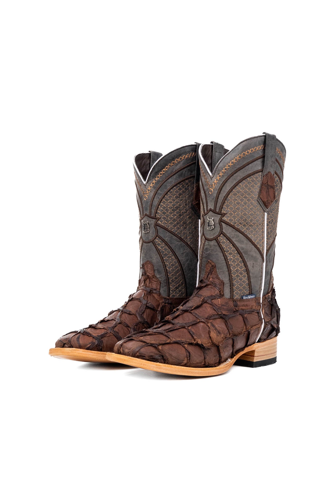 Jones Pirarucu Exotic Square Toe Cowboy Boot