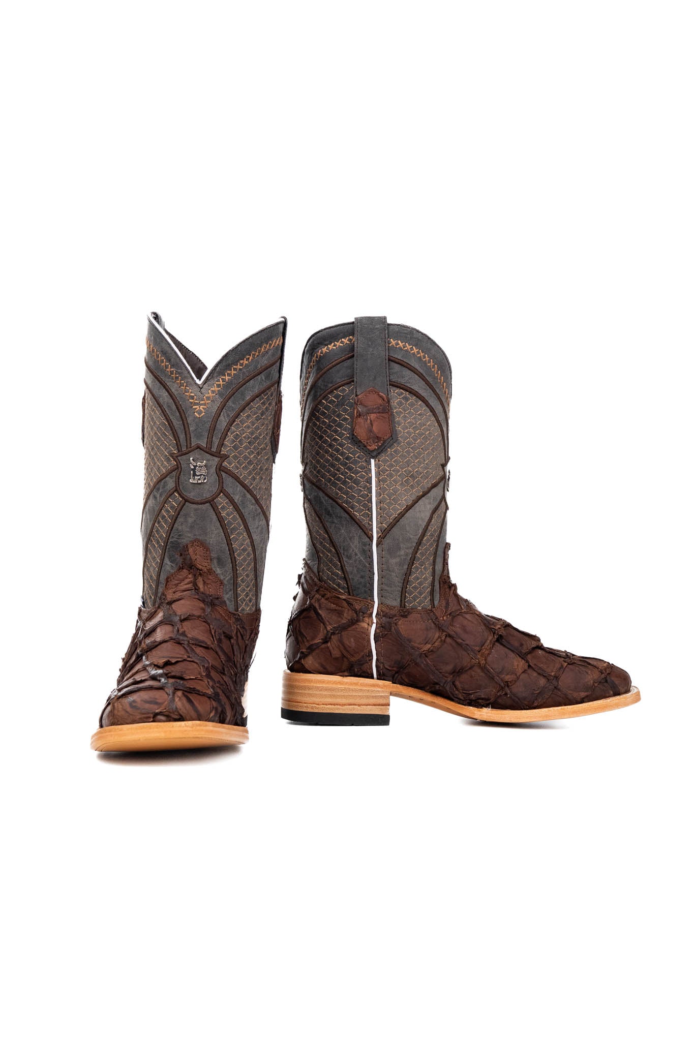 Jones Pirarucu Exotic Square Toe Cowboy Boot