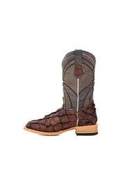 Jones Pirarucu Exotic Square Toe Cowboy Boot