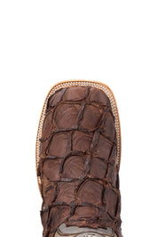 Jones Pirarucu Exotic Square Toe Cowboy Boot
