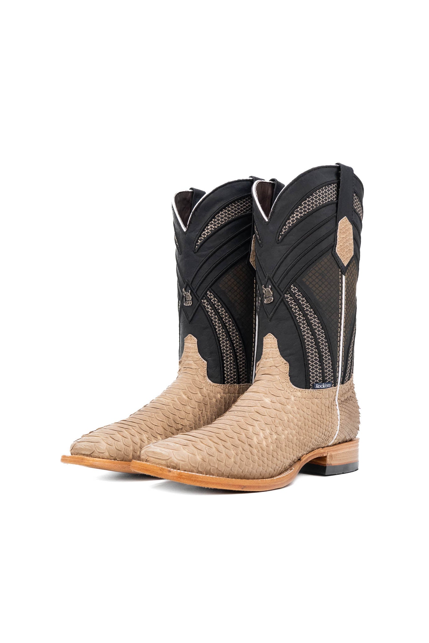 Monroe Python Exotic Square Toe Cowboy Boot