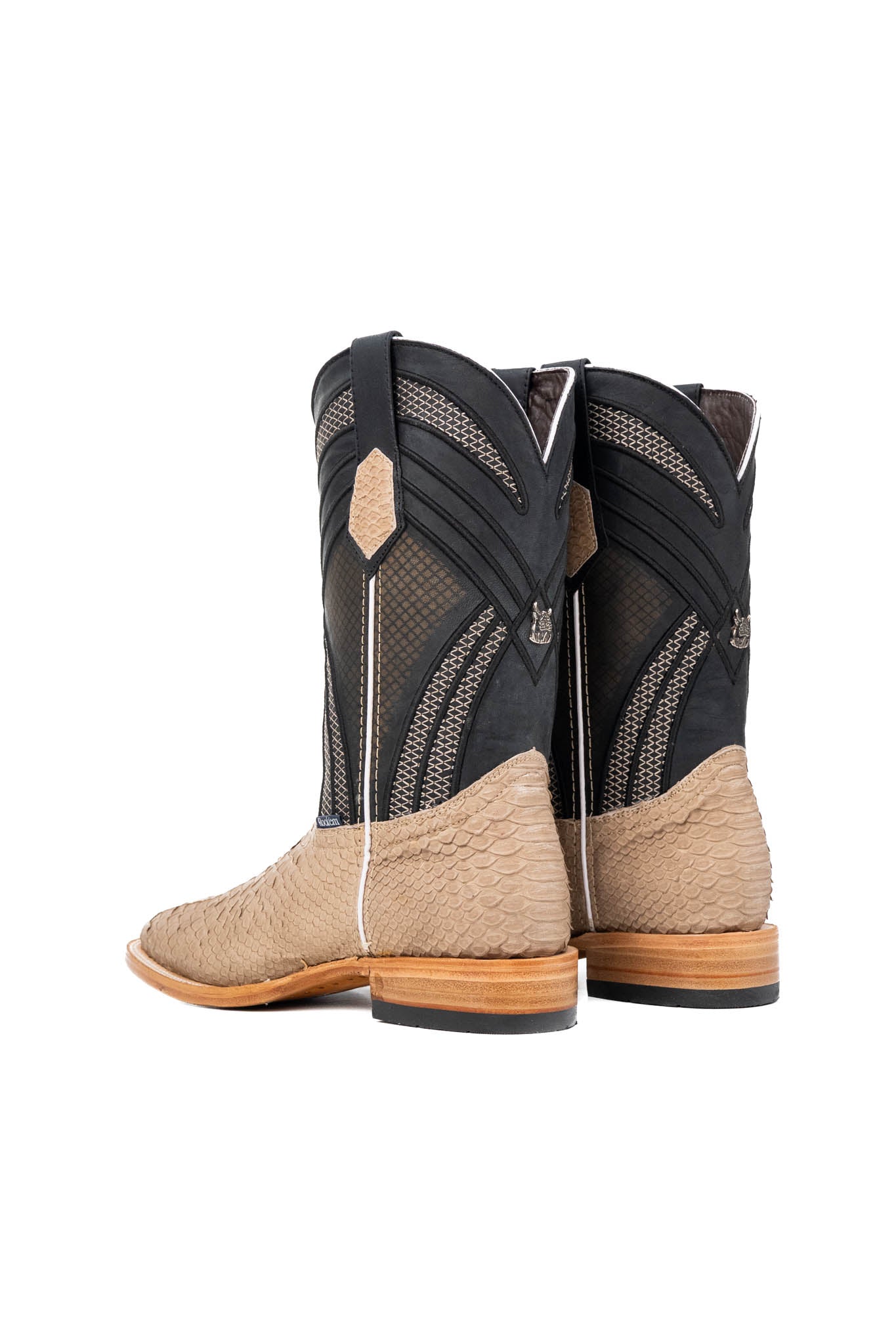 Monroe Python Exotic Square Toe Cowboy Boot