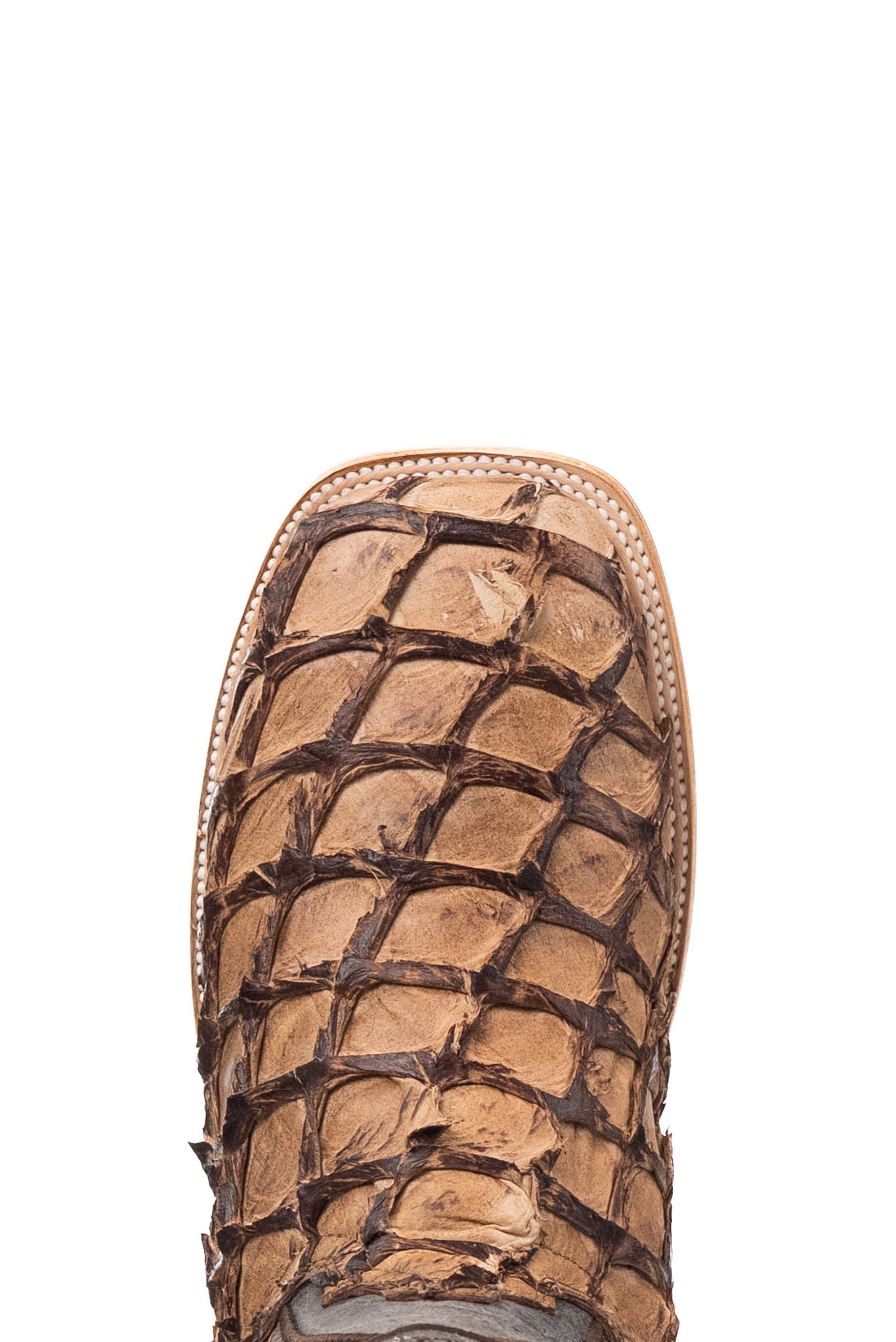 Jones Exotic Pirarucu Square Toe Cowboy Boot