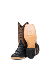 Bradley Matte Pirarucu Square Toe Cowboy Boot