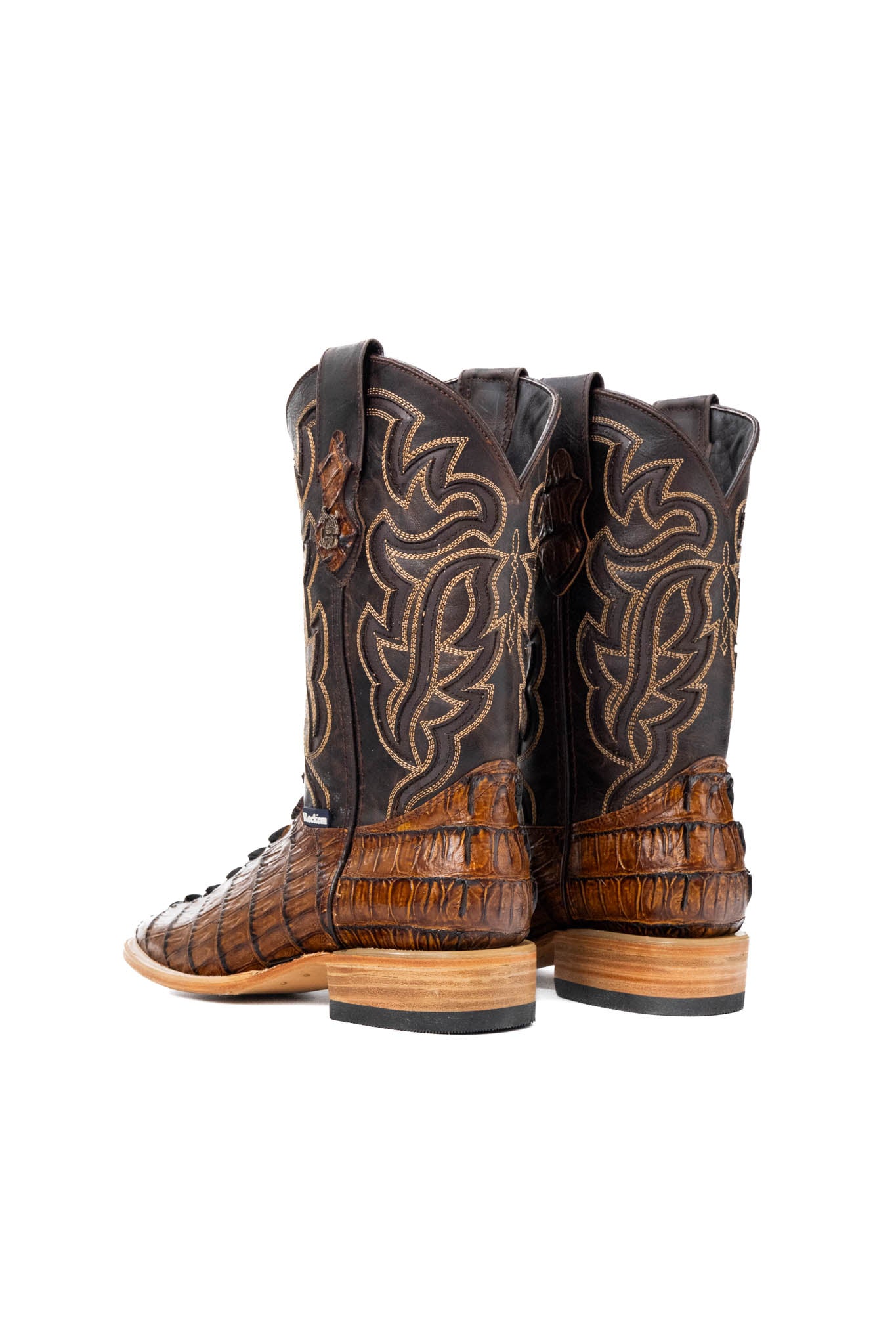 Bruce Caiman Tail Square Toe Cowboy Boot