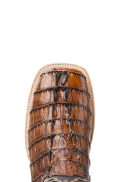 Bruce Caiman Tail Square Toe Cowboy Boot