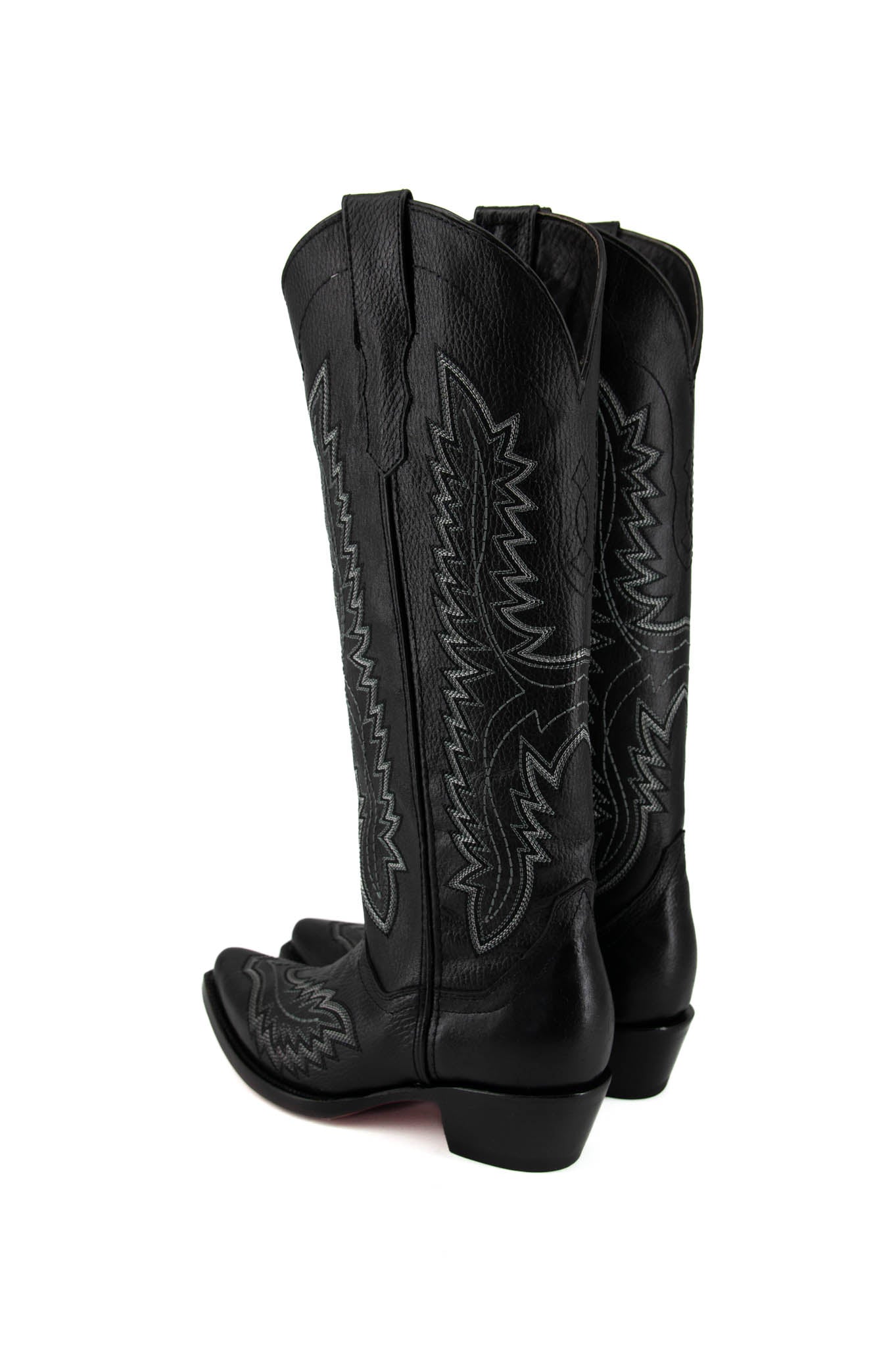Romina Red Bottom Tall Snip Toe Cowgirl Boots