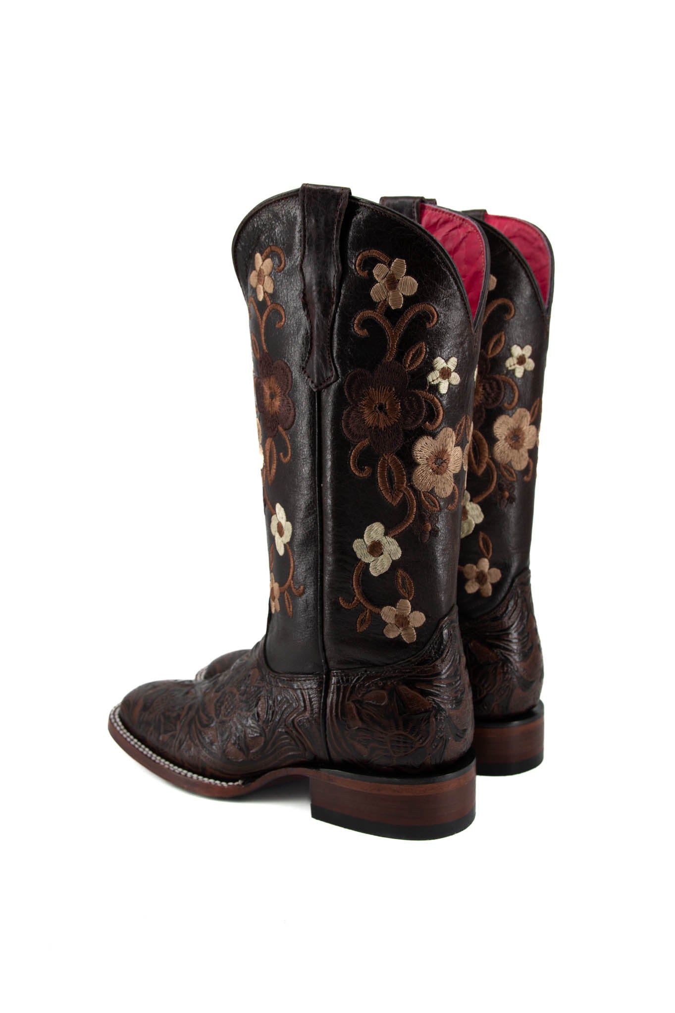 455 Paraiso Cincelado Square Toe Cowgirl Boot