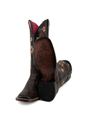 455 Paraiso Cincelado Square Toe Cowgirl Boot