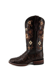 455 Paraiso Cincelado Square Toe Cowgirl Boot