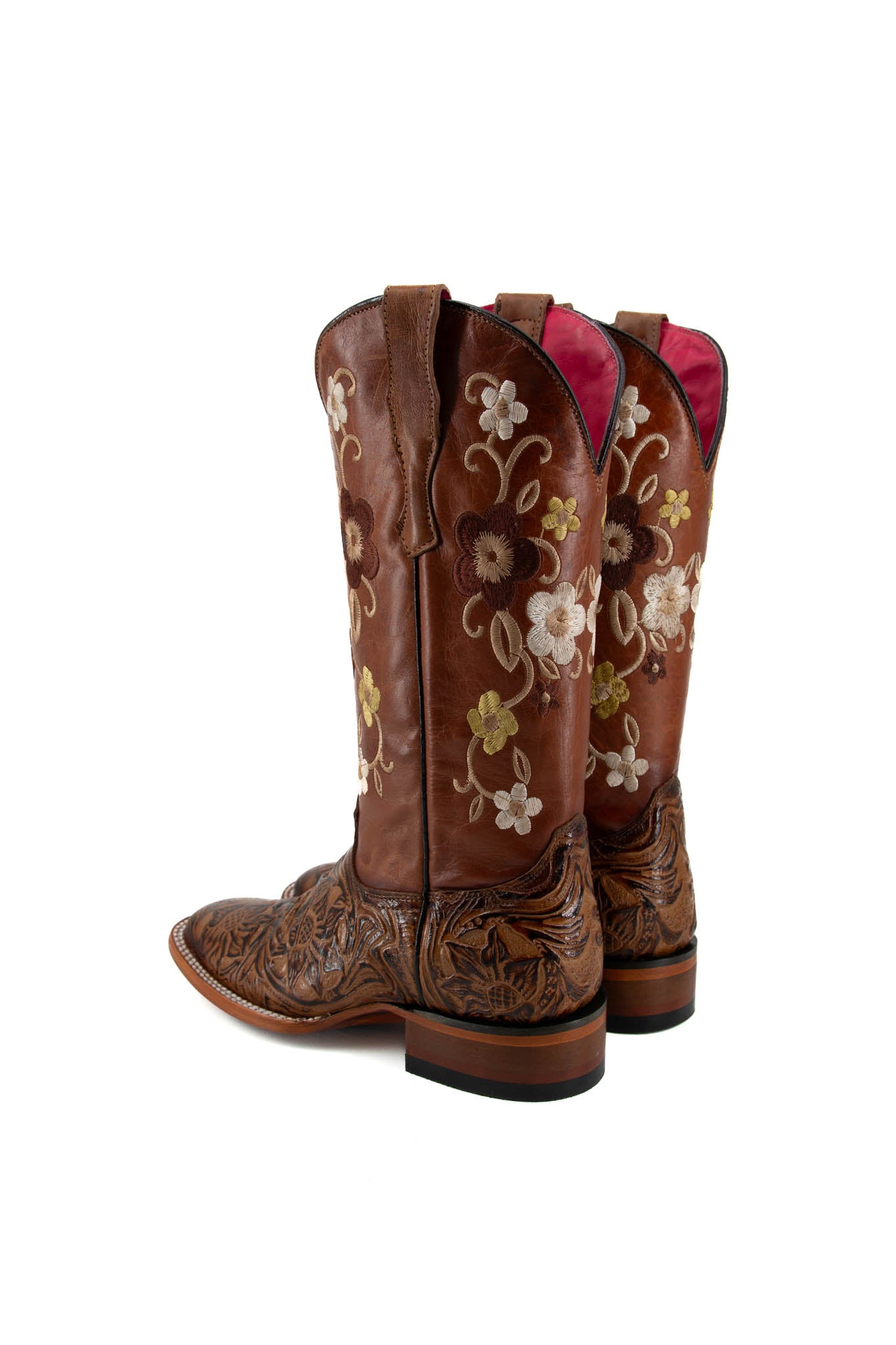 455 Paraiso Cincelado Square Toe Cowgirl Boot